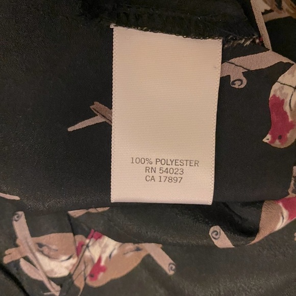 Banana Republic Bird Top/Blouse XL - Picture 6 of 8
